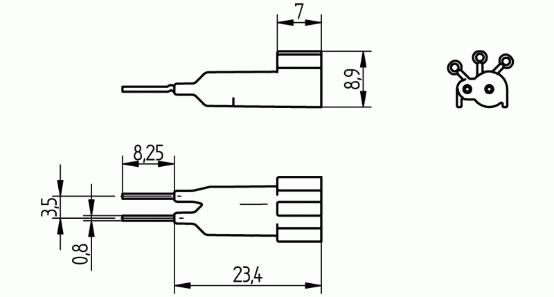 p/n 47.901.1018.50 - Resistor para setup de driver ajustável de 19,1 kohm - Imagem 4