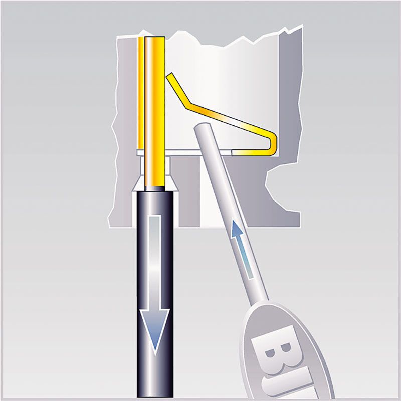 p/n 84.095.3301-1 - Agulha ou sonda para liberação dos fios dos terminais - Imagem 4