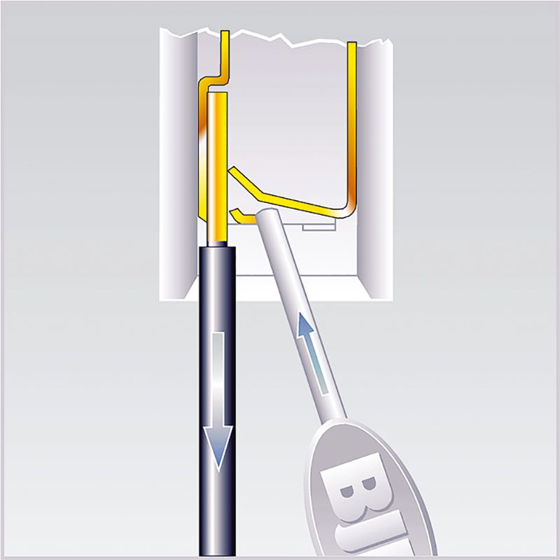 p/n 84.095.3301-1 - Agulha ou sonda para liberação dos fios dos terminais - Imagem 3